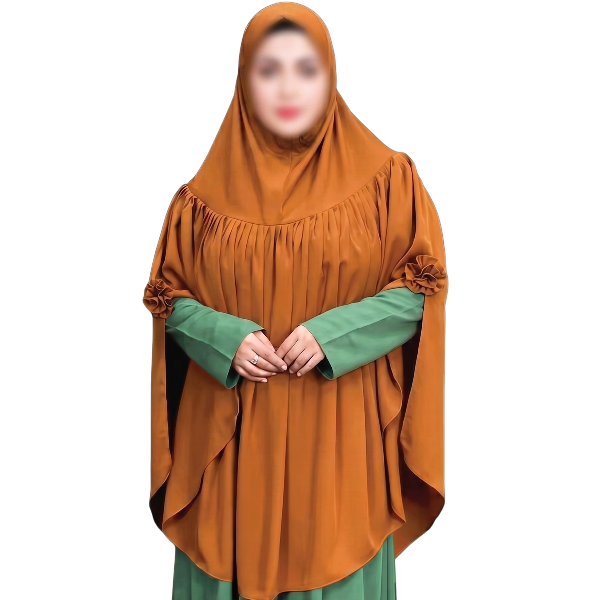 প্রিমিয়াম এলিগ্যান্ট কুঁচি ডিজাইন খিমার ও আবায়া সেট