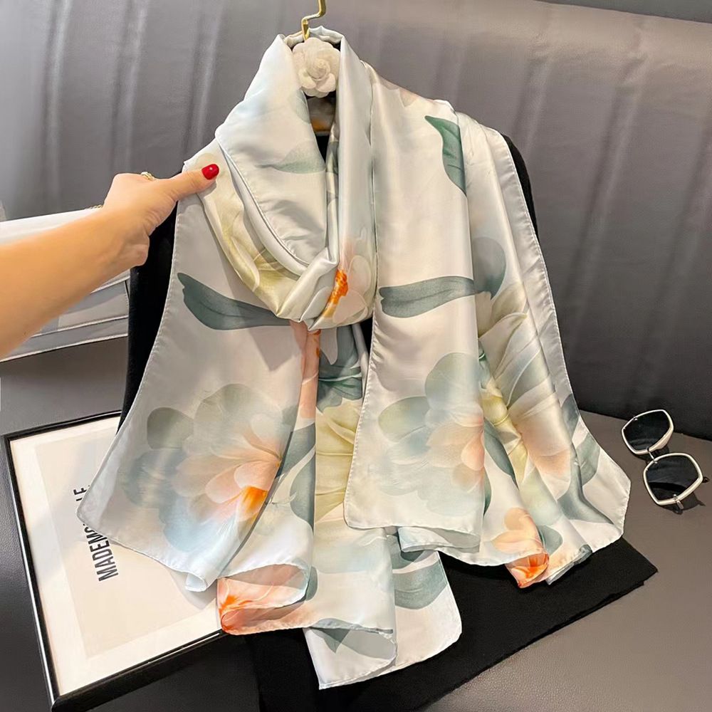 China Print Silk Blend Hijab 9